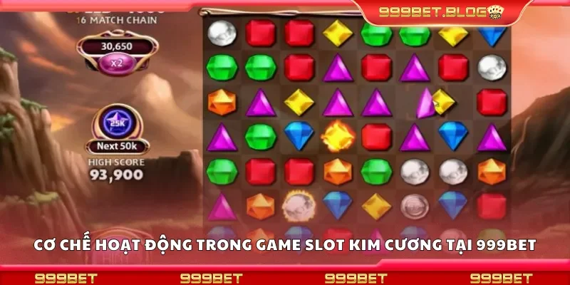 Cơ chế hoạt động trong game slot kim cương tại 999Bet