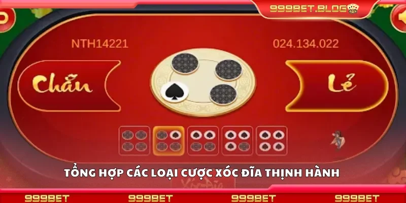 Tổng hợp các loại cược xóc đĩa thịnh hành