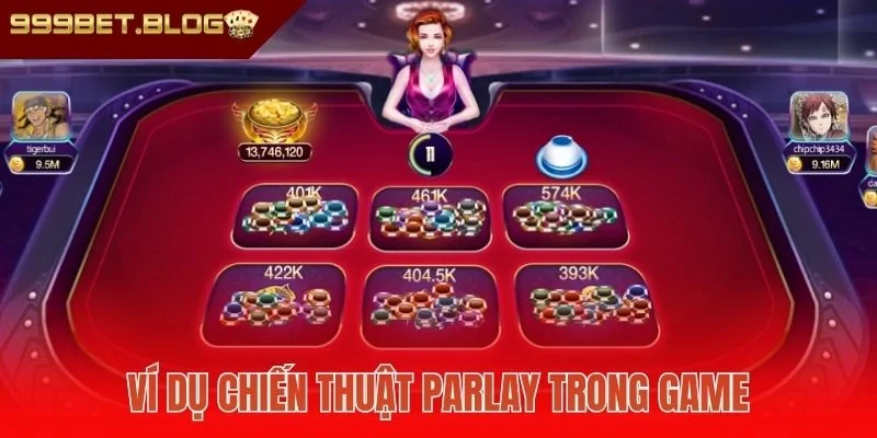 Ví dụ chiến thuật Parlay trong game